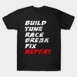 Logo Build race break best T-Shirt